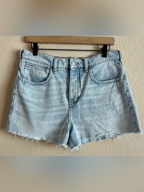 Anthropologie PILCRO Everyday Denim 3” Shorts Frayed Light Blue Wash Women’s 29